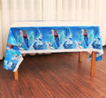 Frozen Party Blue Cartoon Themes Disposable Sets