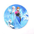 Frozen Party Blue Cartoon Themes Disposable Sets