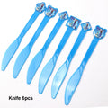 Frozen Party Blue Cartoon Themes Disposable Sets