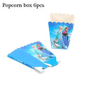 Frozen Party Blue Cartoon Themes Disposable Sets