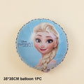 Frozen Party Blue Cartoon Themes Disposable Sets