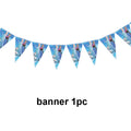 Frozen Party Blue Cartoon Themes Disposable Sets