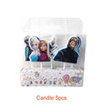 Frozen Party Blue Cartoon Themes Disposable Sets