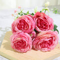 Beautiful Rose Peony Artificial Silk Flowers