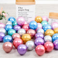 10pcs 5/10/12inch Glossy Metal Pearl Latex Balloons