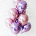 10pcs 5/10/12inch Glossy Metal Pearl Latex Balloons
