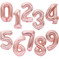 40Inch Big Foil Birthday Balloons Helium Number
