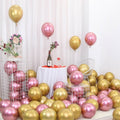 25pcs Rose Gold Metal Balloon Party Decoration