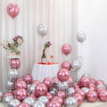 25pcs Rose Gold Metal Balloon Party Decoration