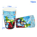 40/80/81/100PCS The Avengers Party Decoration Birthday Sets