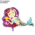 Mermaid Party Disposable Tableware Set Paper Cups