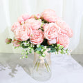 Beautiful Rose Peony Artificial Silk Flowers