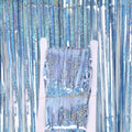 2M 3M 4M Metallic Foil Fringe Shimmer Backdrop
