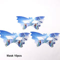 Frozen Party Blue Cartoon Themes Disposable Sets
