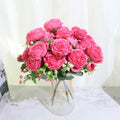 Beautiful Rose Peony Artificial Silk Flowers