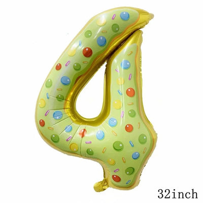 32Inch Donut Digital Foil Balloon Party Decoration
