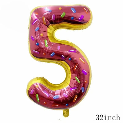 32Inch Donut Digital Foil Balloon Party Decoration