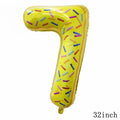 32Inch Donut Digital Foil Balloon Party Decoration