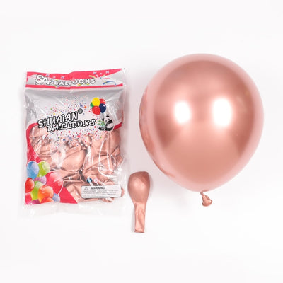 10pcs 5/10/12inch Glossy Metal Pearl Latex Balloons