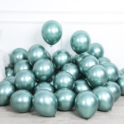 10pcs 5/10/12inch Glossy Metal Pearl Latex Balloons