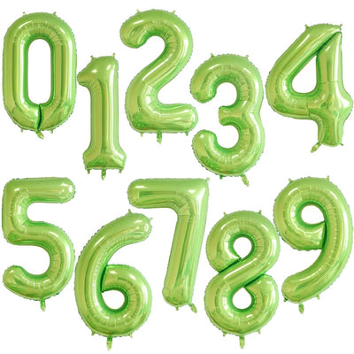 40Inch Big Foil Birthday Balloons Helium Number