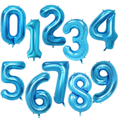 40Inch Big Foil Birthday Balloons Helium Number