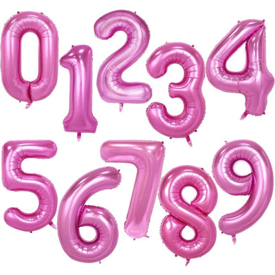 40Inch Big Foil Birthday Balloons Helium Number