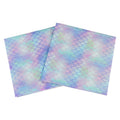 Mermaid Party Disposable Tableware Set Paper Cups