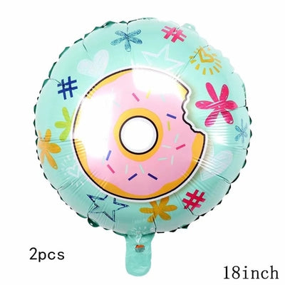 32Inch Donut Digital Foil Balloon Party Decoration
