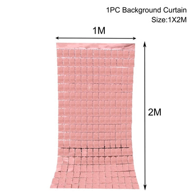 Party Background Curtain Sequin Backdrop